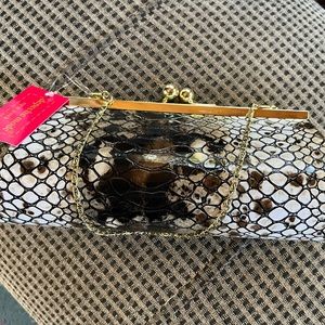 NWT Depeche Mode Faux Snake Skin Handbag